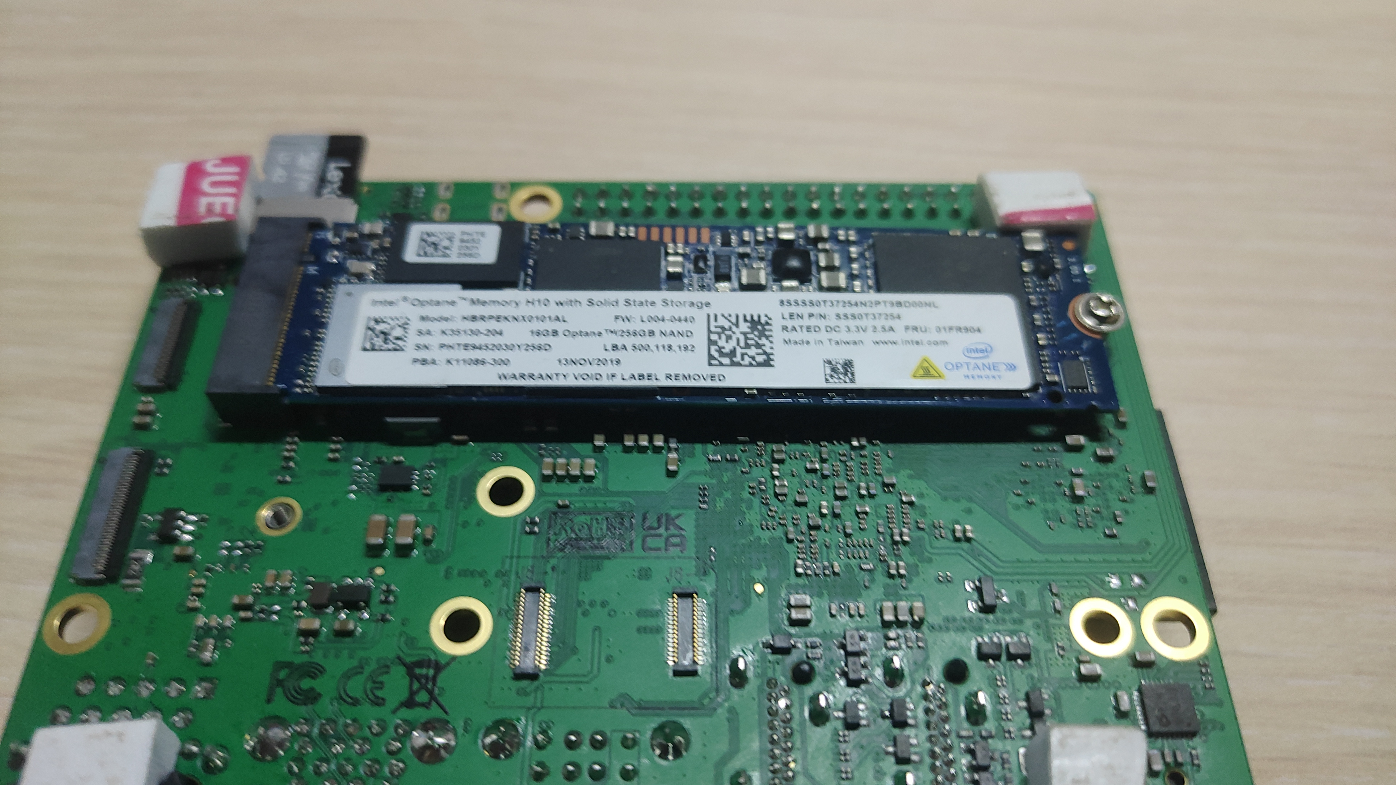 Optane H10 1T + 32G module recognized as a non-raid drive - Intel