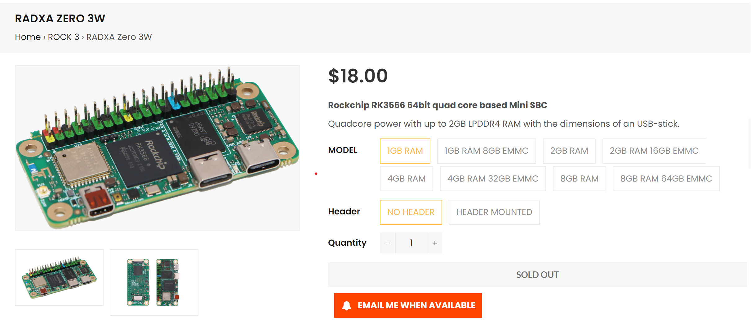 Radxa Zero 3 (E/W) - Zero Series - Radxa Forum