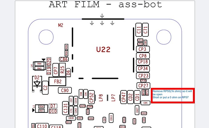 placement of rp55